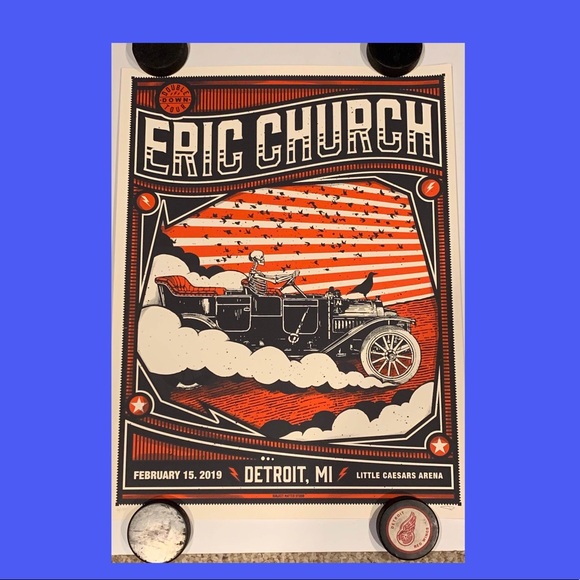 Other - #6/130 Eric Church Event Poster Double Down Tour